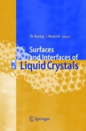 book Surfaces and Interfaces of Liquid Crystals