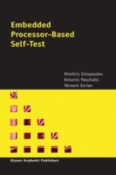 book Embedded Processor-Based Self-Test