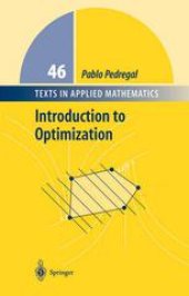 book Introduction to Optimization