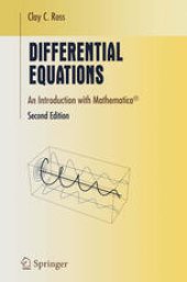 book Differential Equations: An Introduction with Mathematica®