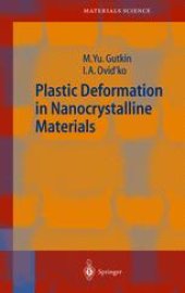 book Plastic Deformation in Nanocrystalline Materials