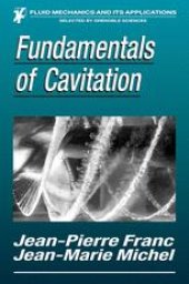 book Fundamentals of Cavitation