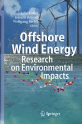 book Offshore Wind Energy: Research on Environmental Impacts