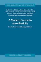 book A Modern Course in Aeroelasticity