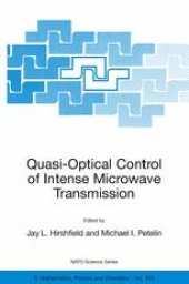 book Quasi-Optical Control of Intense Microwave Transmission