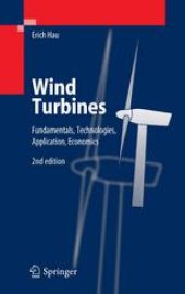 book Wind Turbines: Fundamentals, Technologies, Application, Economics