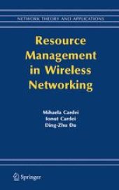 book Resource Management in Wireless Networking