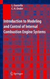 book Introduction to Modeling and Control of Internal Combustion Engine Systems