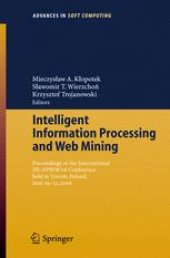 book Intelligent Information Processing and Web Mining: Proceedings of the International IIS: IIPWM’06 Conference held in Ustrón, Poland, June 19-22, 2006 