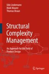 book Structural Complexity Management: An Approach for the Field of Product Design