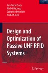 book Design and Optimization of Passive UHF RFID Systems