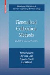 book Generalized Collocation Methods: Solutions to Nonlinear Problems