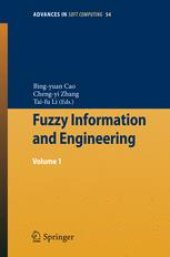 book Fuzzy Information and Engineering: Volume 1