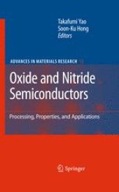 book Oxide and Nitride Semiconductors: Processing, Properties, and Applications