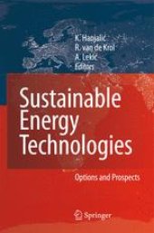 book Sustainable Energy Technologies: Options and Prospects