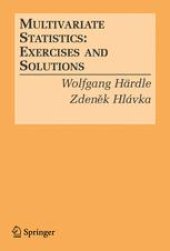 book Multivariate Statistics: Exercises and Solutions