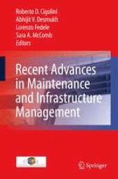 book Recent Advances in Maintenance and Infrastructure Management