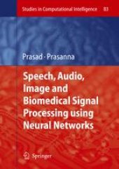 book Speech, Audio, Image and Biomedical Signal Processing using Neural Networks