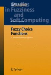 book Fuzzy Choice Functions: A Revealed Preference Approach