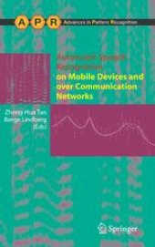 book Automatic Speech Recognition on Mobile Devices and over Communication Networks
