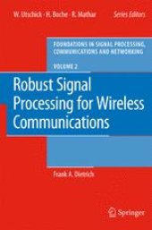 book Robust Signal Processing for Wireless Communications