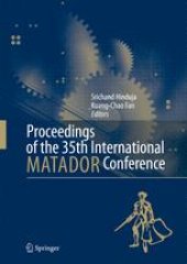 book Proceedings of the 35th International MATADOR Conference: Formerly The International Machine Tool Design and Research Conference