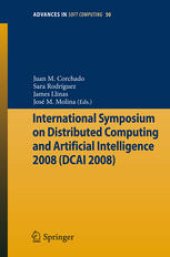 book International Symposium on Distributed Computing and Artificial Intelligence 2008 (DCAI 2008)