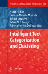 book Intelligent Text Categorization and Clustering