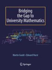 book Bridging the Gap to University Mathematics