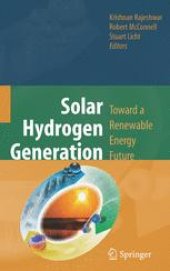 book Solar Hydrogen Generation: Toward a Renewable Energy Future