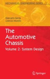 book The Automotive Chassis: Vol. 2: System Design