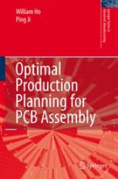 book Optimal Production Planning for PCB Assembly