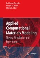 book Applied Computational Materials Modeling: Theory, Simulation and Experiment