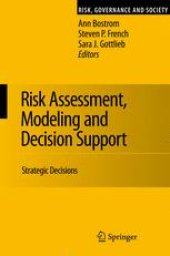 book Risk Assessment, Modeling and Decision Support: Strategic Directions