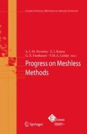 book Progress on Meshless Methods