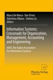 book Information Systems: Crossroads for Organization, Management, Accounting and Engineering: ItAIS: The Italian Association for Information Systems