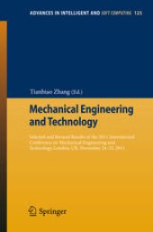 book Mechanical Engineering and Technology: Selected and Revised Results of the 2011 International Conference on Mechanical Engineering and Technology, London, UK, November 24-25, 2011