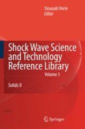 book Shock Wave Science and Technology Reference Library, Vol. 3: Solids II