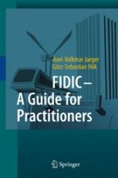 book FIDIC - A Guide for Practitioners