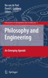 book Philosophy and Engineering:: An Emerging Agenda