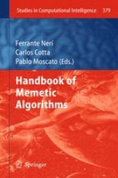 book Handbook of Memetic Algorithms