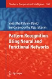 book Pattern Recognition using Neural and Functional Networks