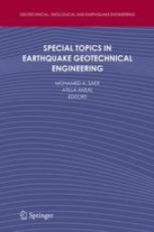 book Special Topics in Earthquake Geotechnical Engineering