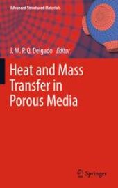 book Heat and Mass Transfer in Porous Media