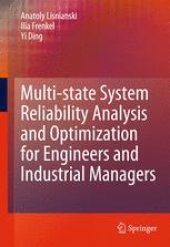 book Multi-state System Reliability Analysis and Optimization for Engineers and Industrial Managers