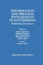 book Information and Process Integration in Enterprises: Rethinking Documents