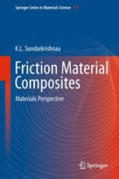 book Friction Material Composites: Materials Perspective