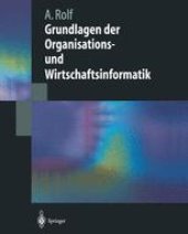 book Grundlagen der Organisations-und Wirtschaftsinformatik