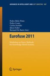 book Eurofuse 2011: Workshop on Fuzzy Methods for Knowledge-Based Systems