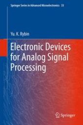 book Electronic Devices for Analog Signal Processing